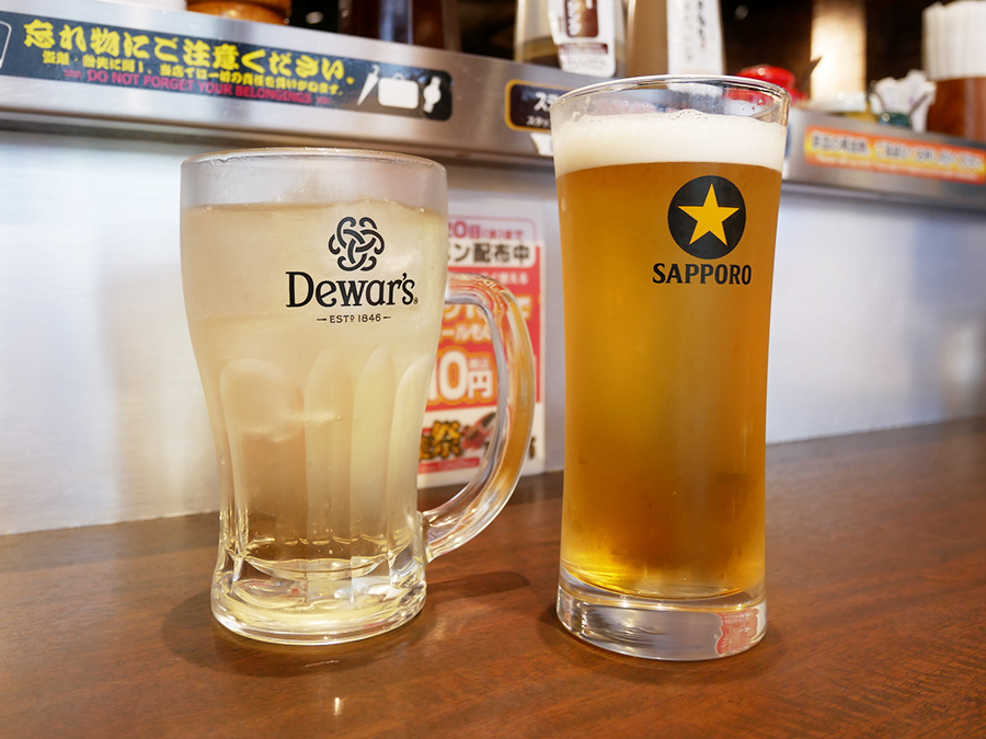 「いきなりステーキ」ハイボール、生ビール
